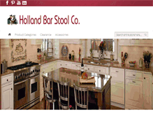 Tablet Screenshot of hollandbarstool.com